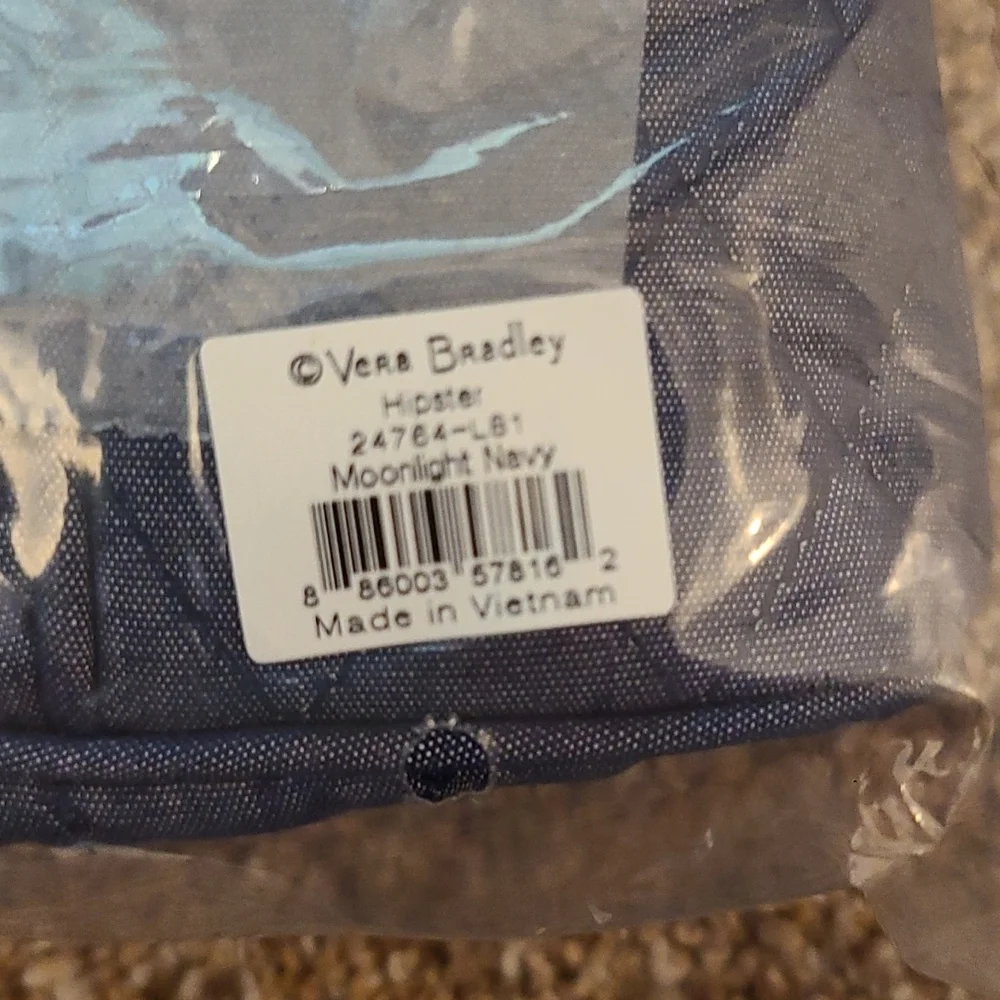 Vera Bradley Hipster denim Moonlight Navy - Picture 3 of 7